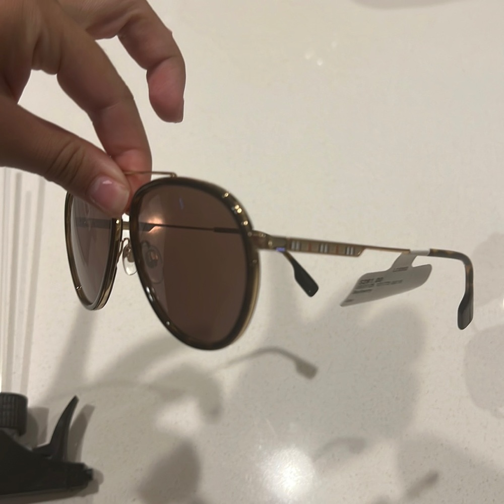 Bought my dad  Burberry sunglass that’s i thought he lost
